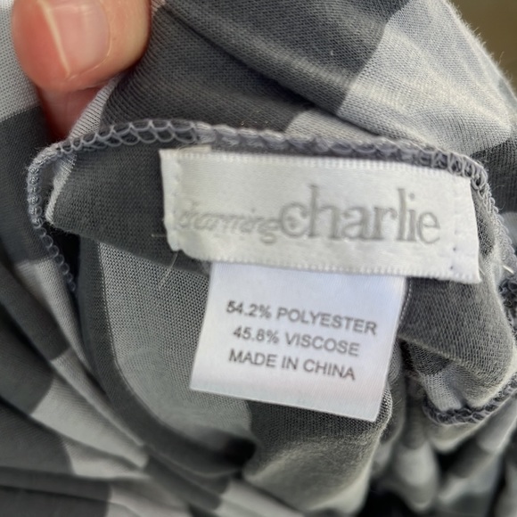 Charming Charlie infinity scarf two-tone gray, barely used, great gift i… - Picture 3 of 7